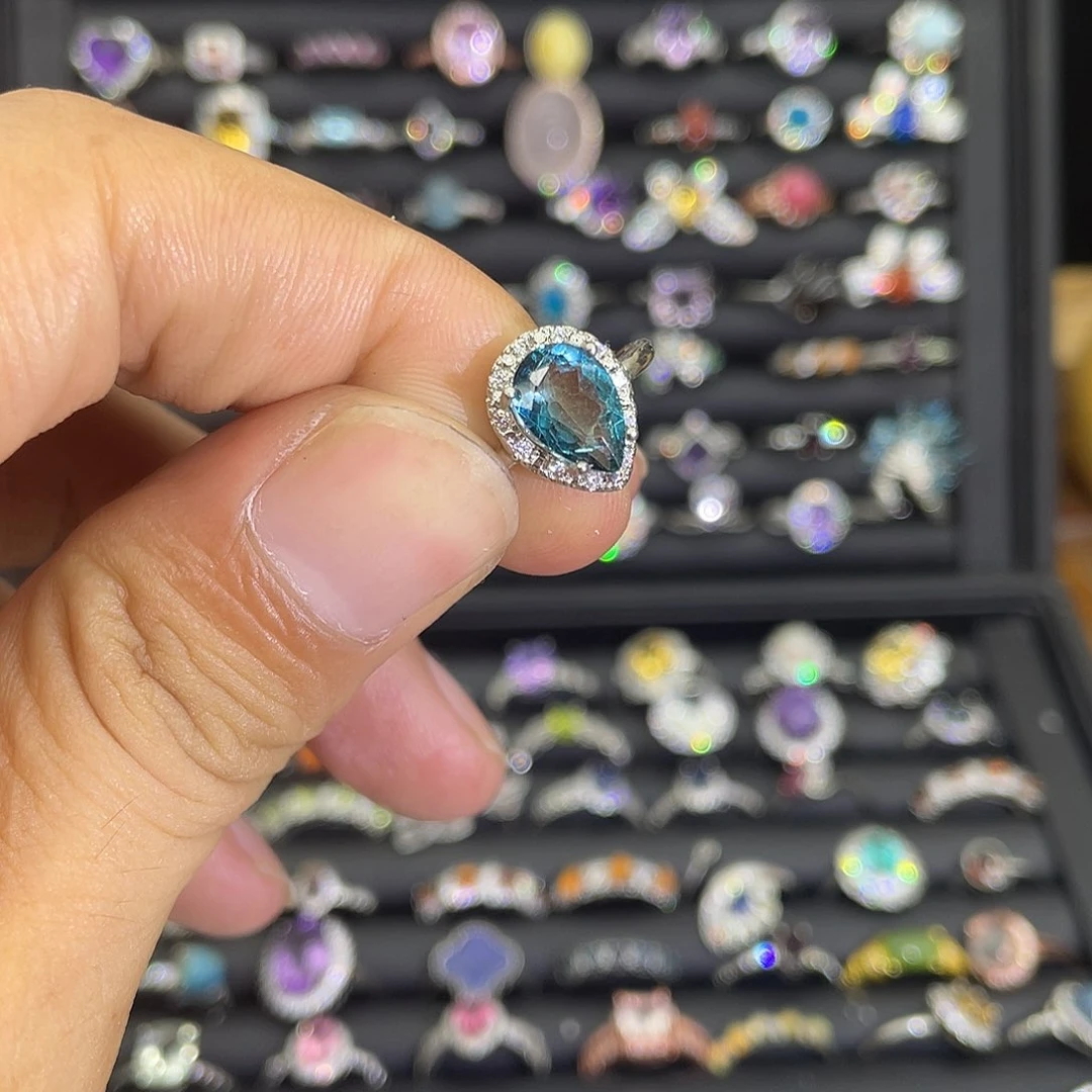 紫晶珠宝半成品未镶嵌