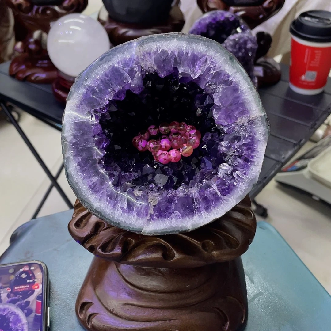 未镶嵌紫晶大型摆件（非配饰）莹