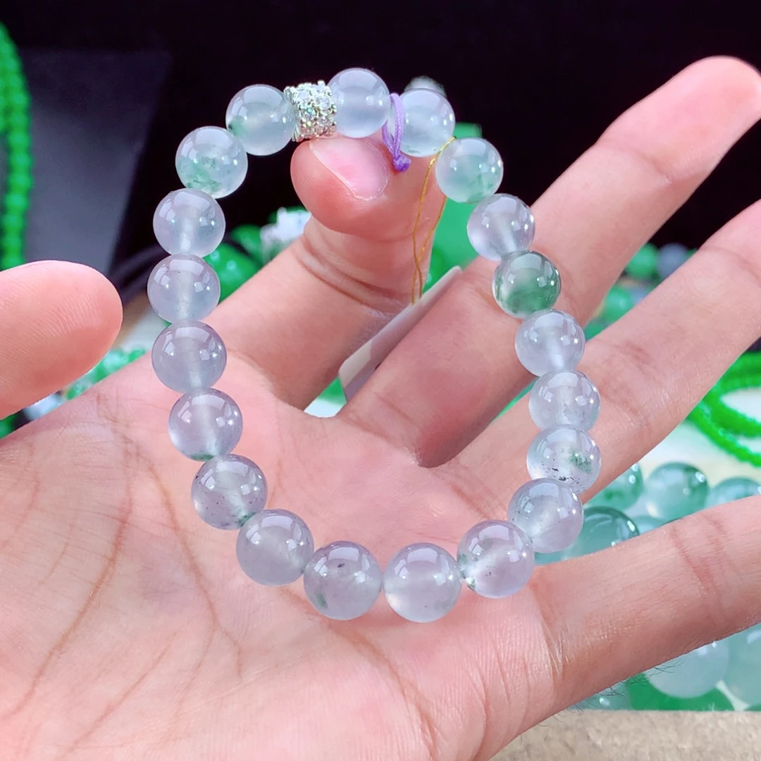 翡翠未镶嵌手链天然缅甸