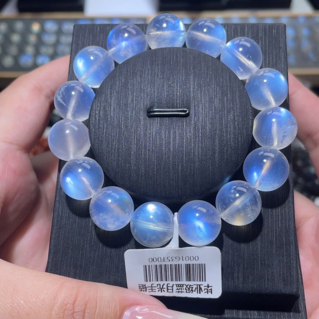 手链长石未镶嵌蓝月光手链13.5mm
