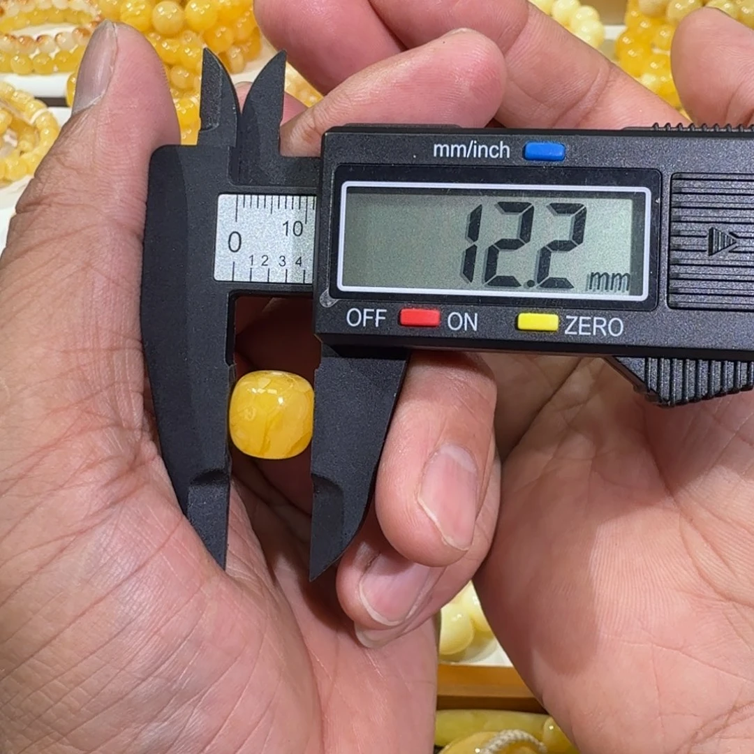 未镶嵌琥珀珠宝奇石晚*12.2X11.6m焦皮老型珠1.12