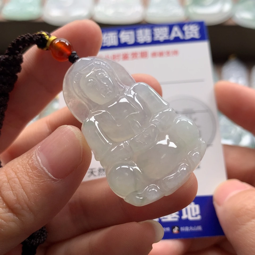 颈饰未镶嵌翡翠天然翡翠