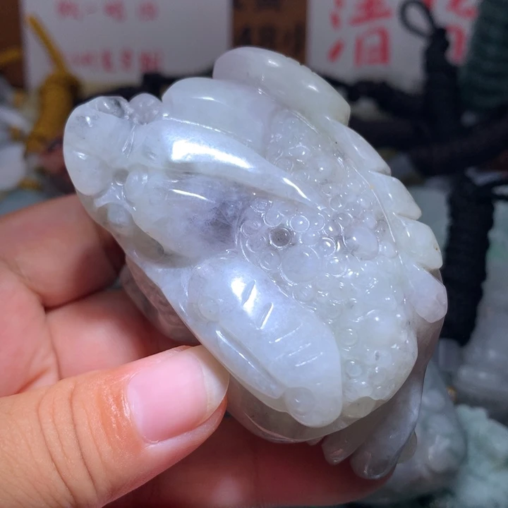 翡翠未镶嵌颈饰保真天然A货翡翠