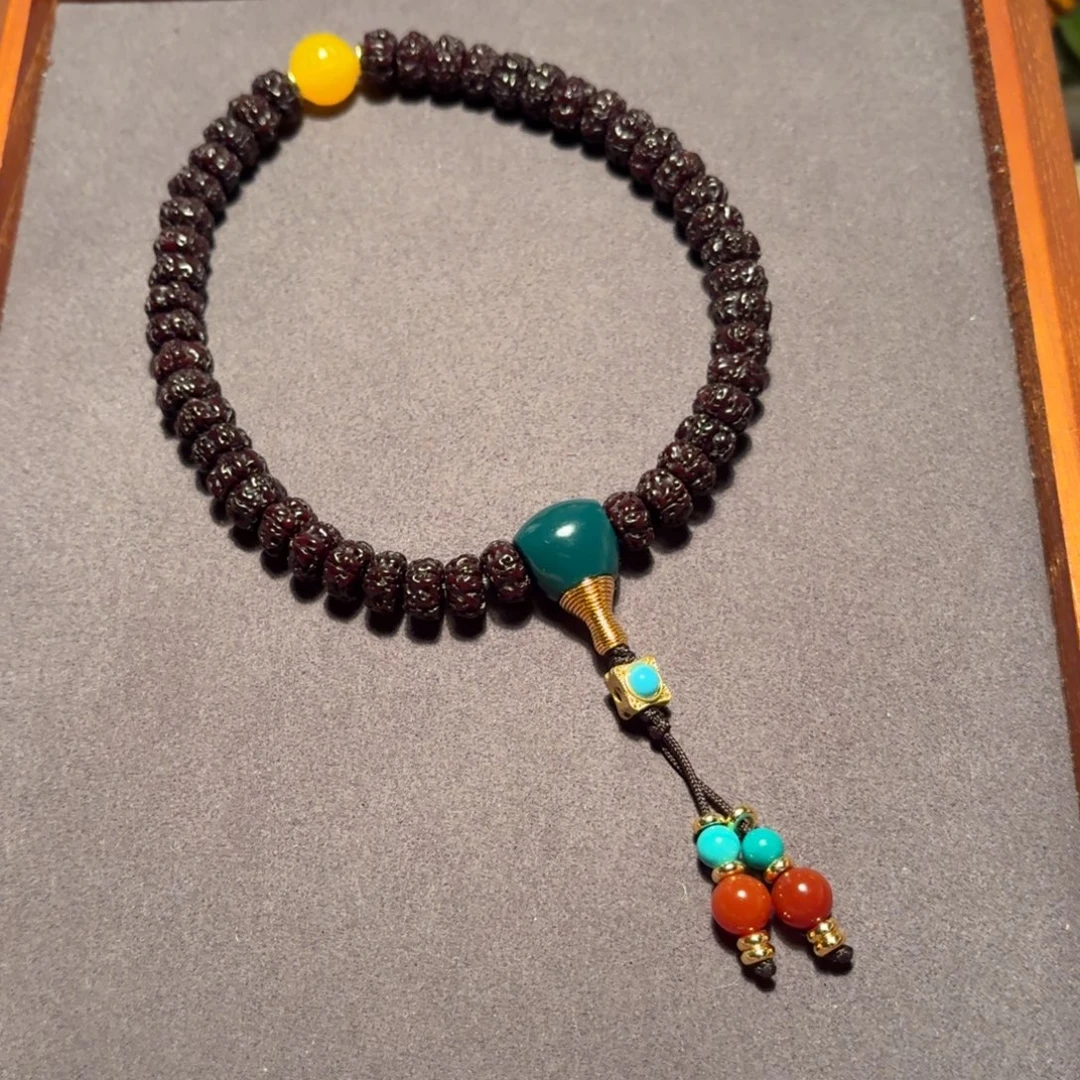 吊坠金刚菩提黑金手持9mm