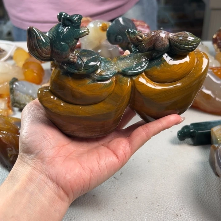 鸿***心玛瑙/玉髓吊坠(不含链)未镶嵌