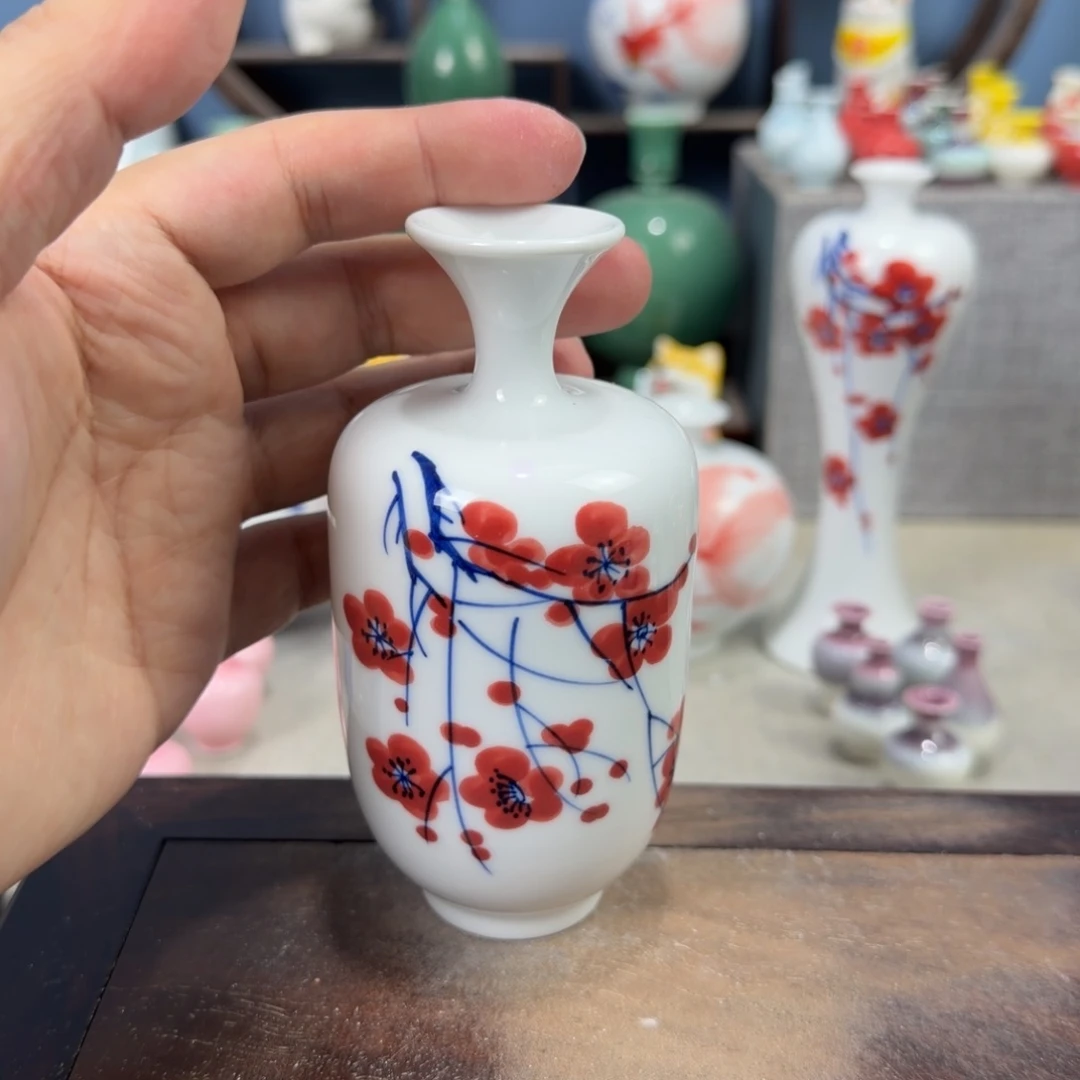 陶瓷手工小花器摆件