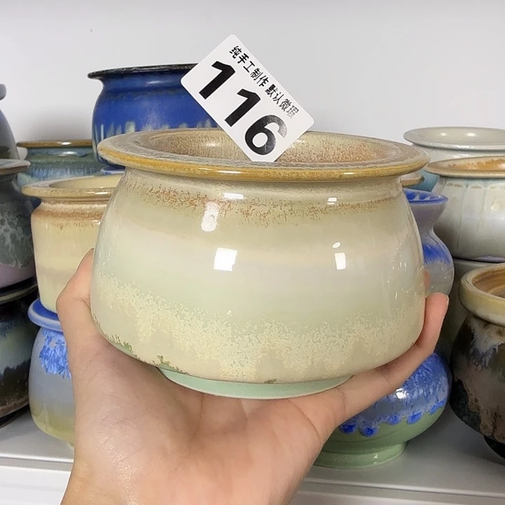 景德镇陶瓷盆 满30包邮 口8.5