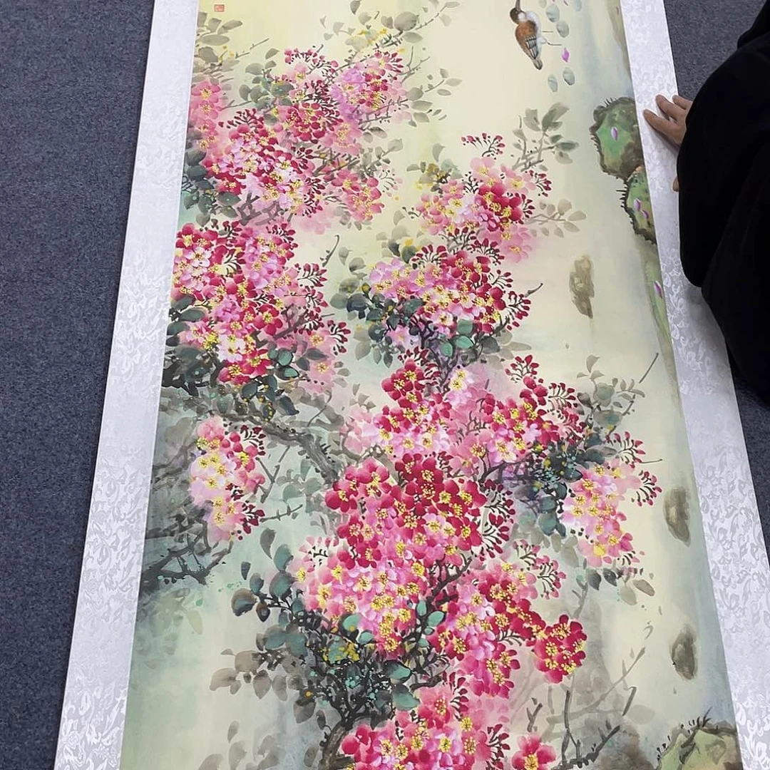 国画作品小姐姐放漏…