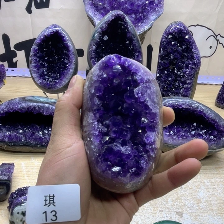 未镶嵌珠宝半成品紫晶