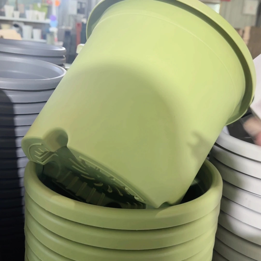 树脂四季盆5#无拖果绿微瑕6