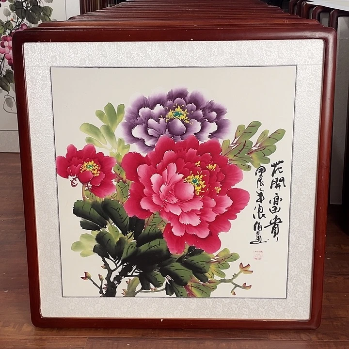 国画带框尺寸63*63厘米