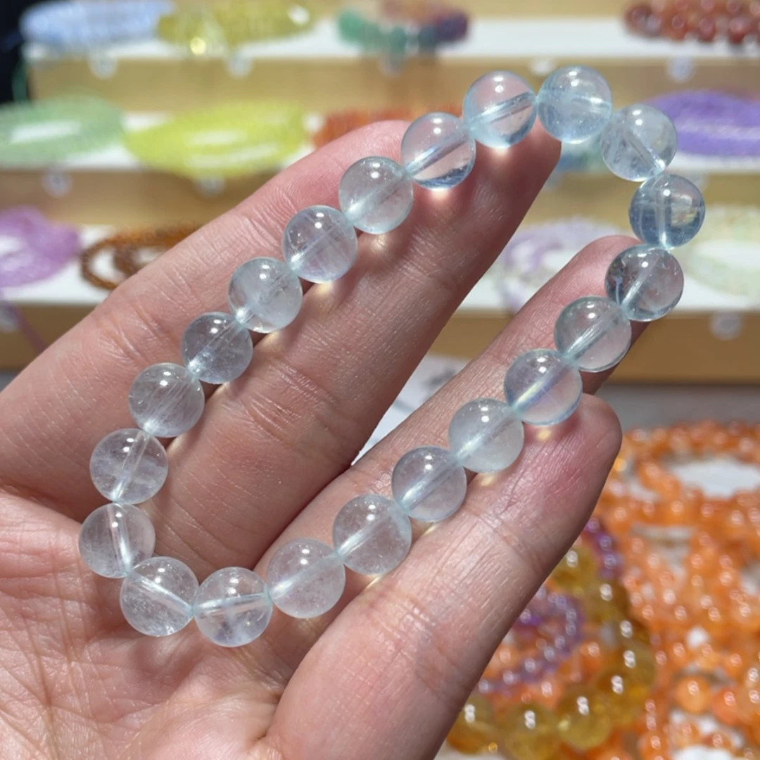 【闪购商品】水晶手串银S800镀金镶嵌Y*