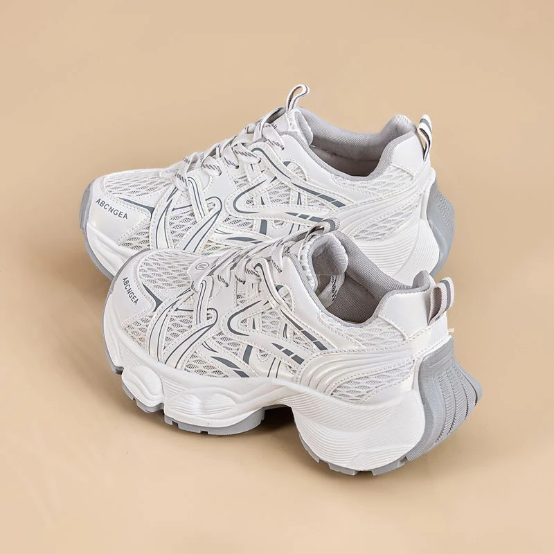 老爹鞋女款2025爆款专柜正品明星同款百搭鞋子小众夏季薄款透气