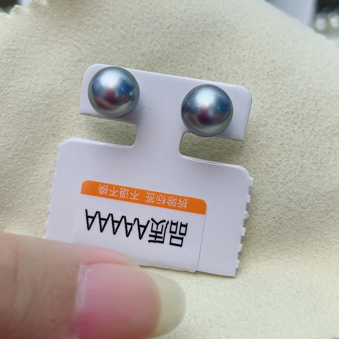 18K金镶嵌海水珍珠耳饰w80