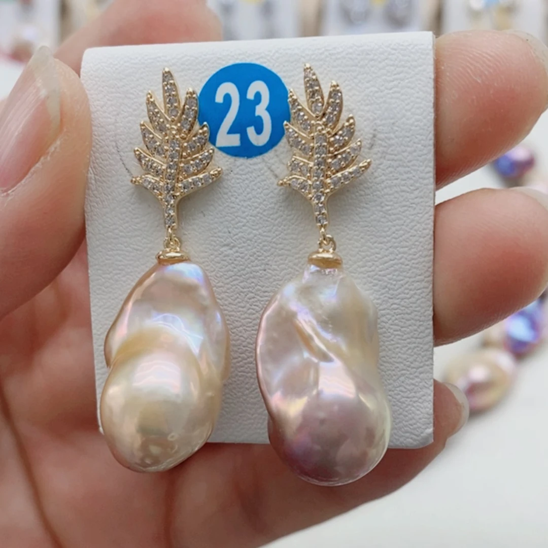 【闪购商品】淡水珍珠耳饰银S925镶嵌