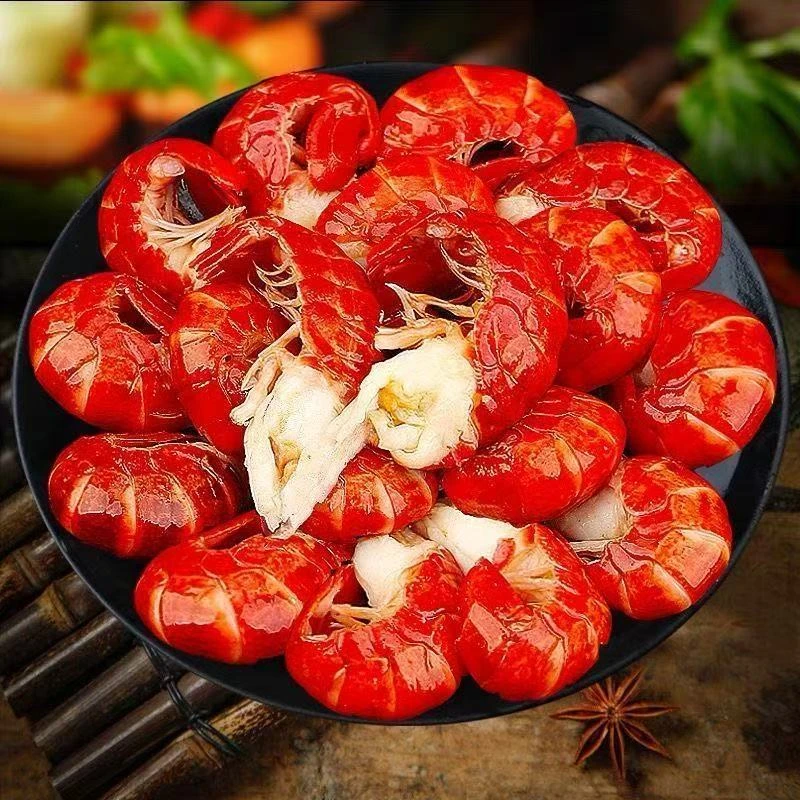 {婷}新货现剥大大号龙虾尾60-80粒/包送料包清水小龙虾冷链直发