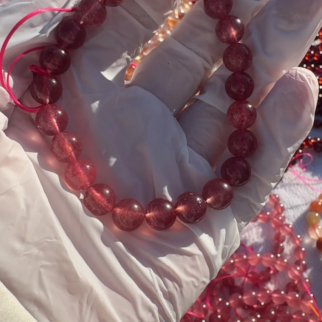 手链水晶未镶嵌草莓晶水晶手串