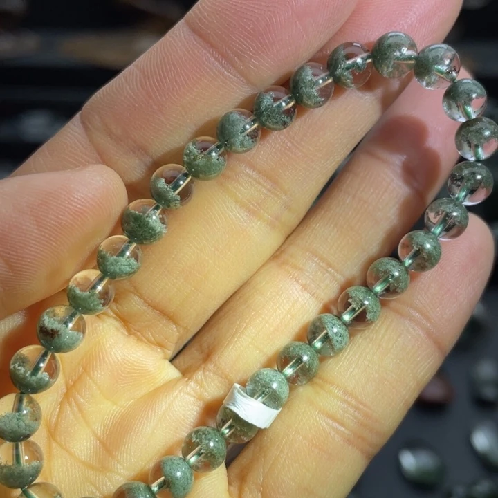 手链未镶嵌水晶绿幽灵聚宝盆6.2