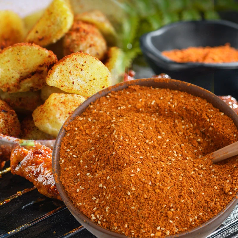 苗乡双妹五香麻辣辣椒面贵州烧烤烙锅辣椒粉干碟辣椒烤肠肉串辣椒