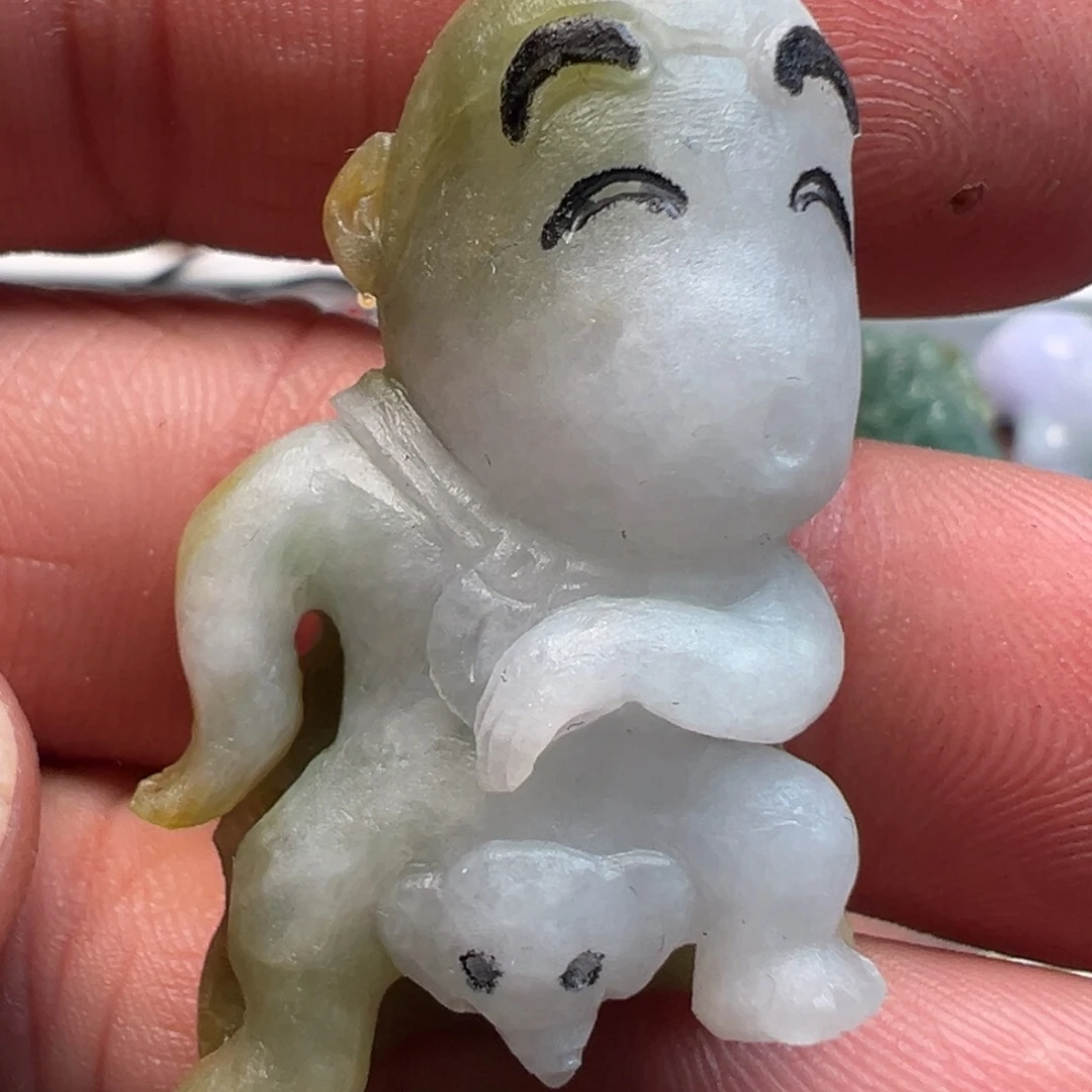 翡翠未镶嵌颈饰翡翠首饰