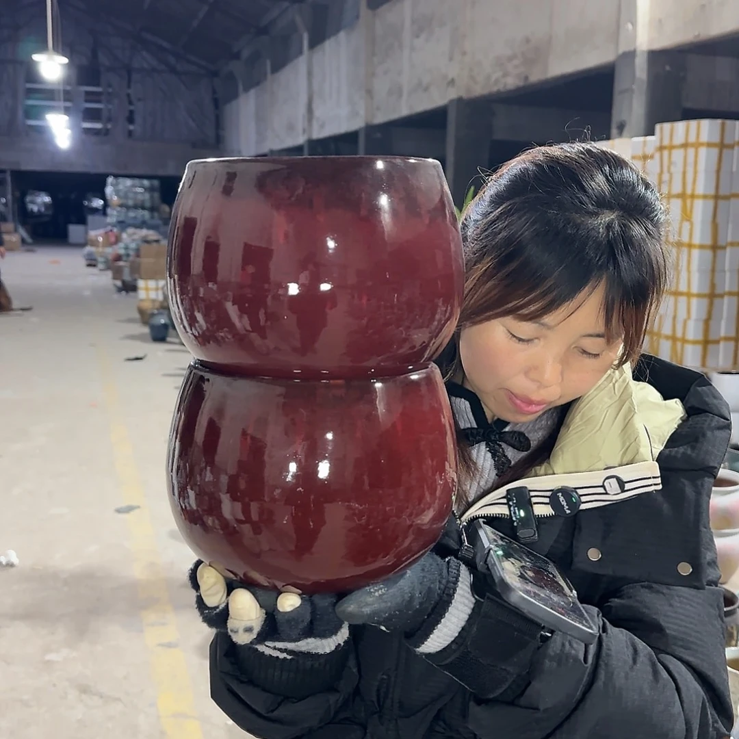 王嫂花盆1231-625高17口17