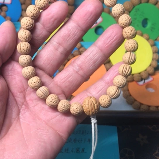 T***y桃核手串野生桃核手串218米精品