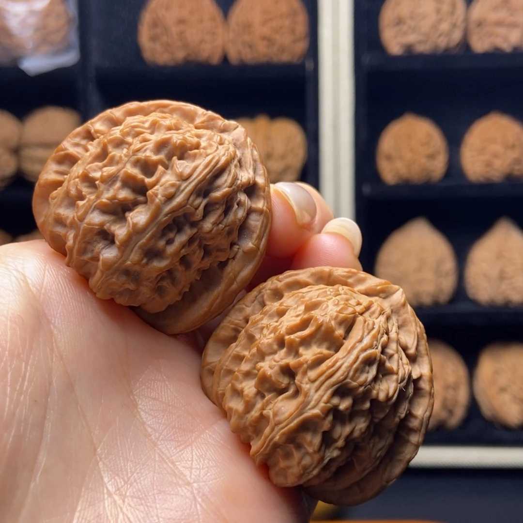 吊坠文玩核桃39全品三角白