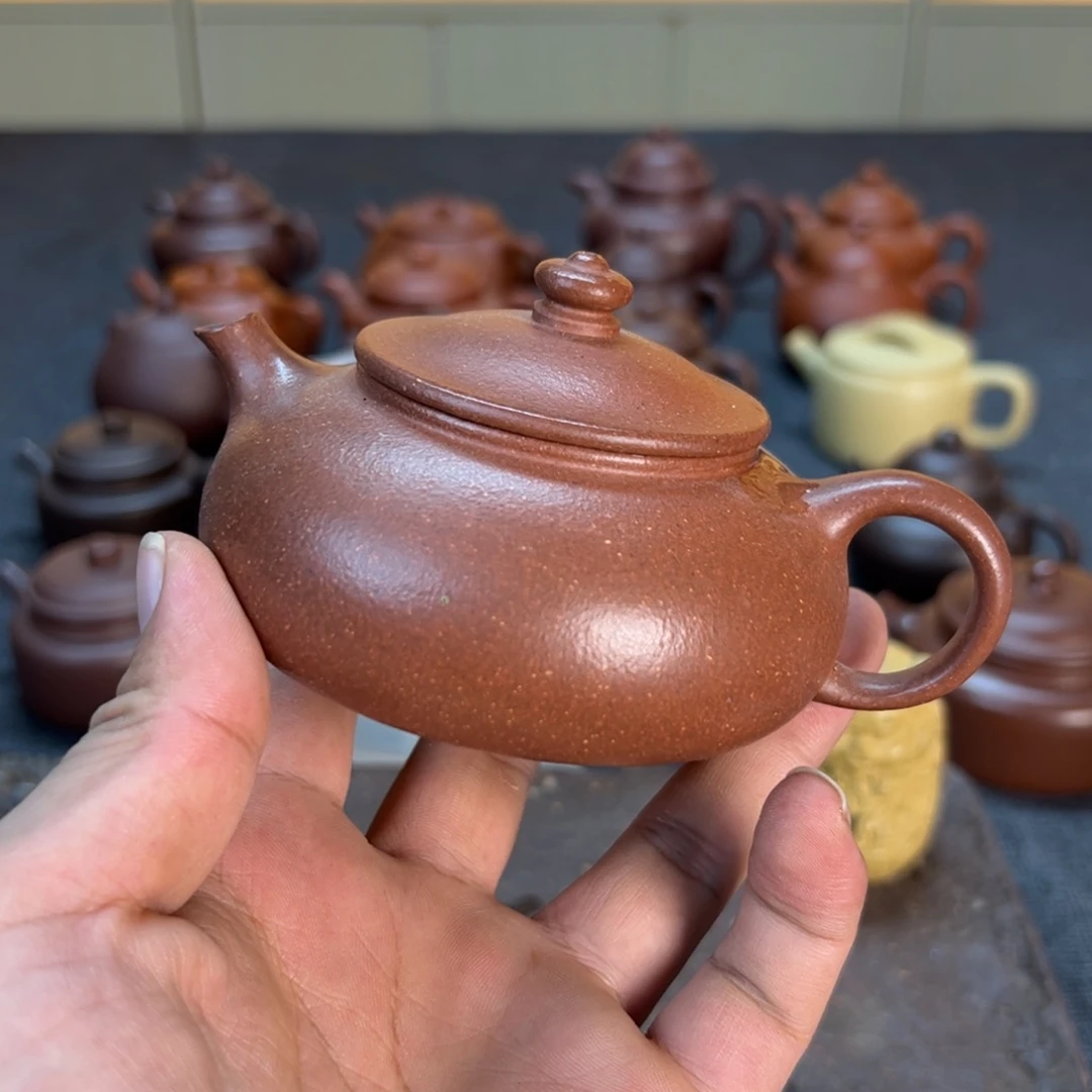 千***意紫砂茶壶微瑕寒江