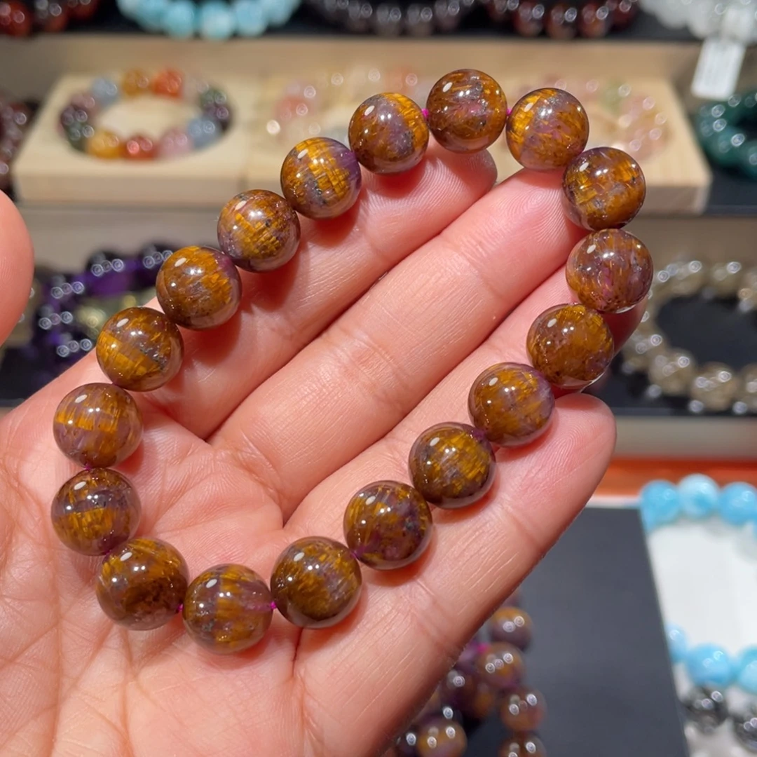 手链水晶未镶嵌紫钛极光手链