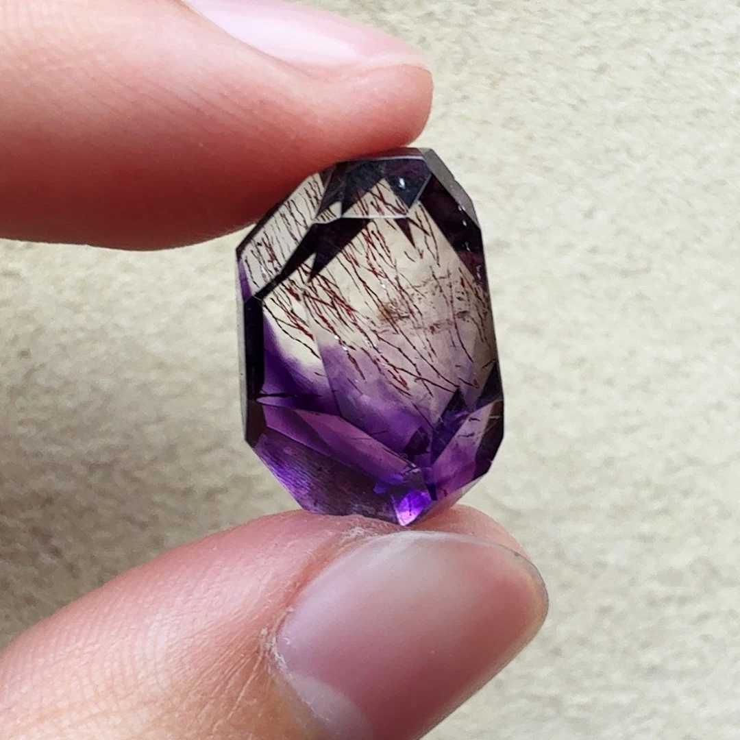 水晶未镶嵌颈饰打孔定制不退换超七