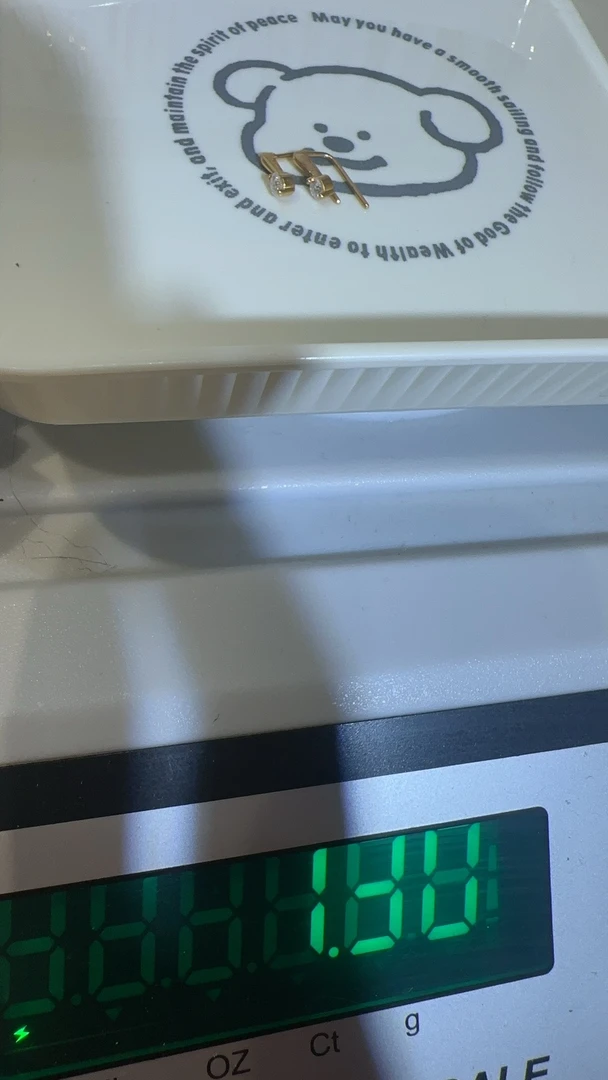 足金精品工艺耳饰