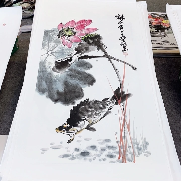 国画张圣敏先生纯手绘作品