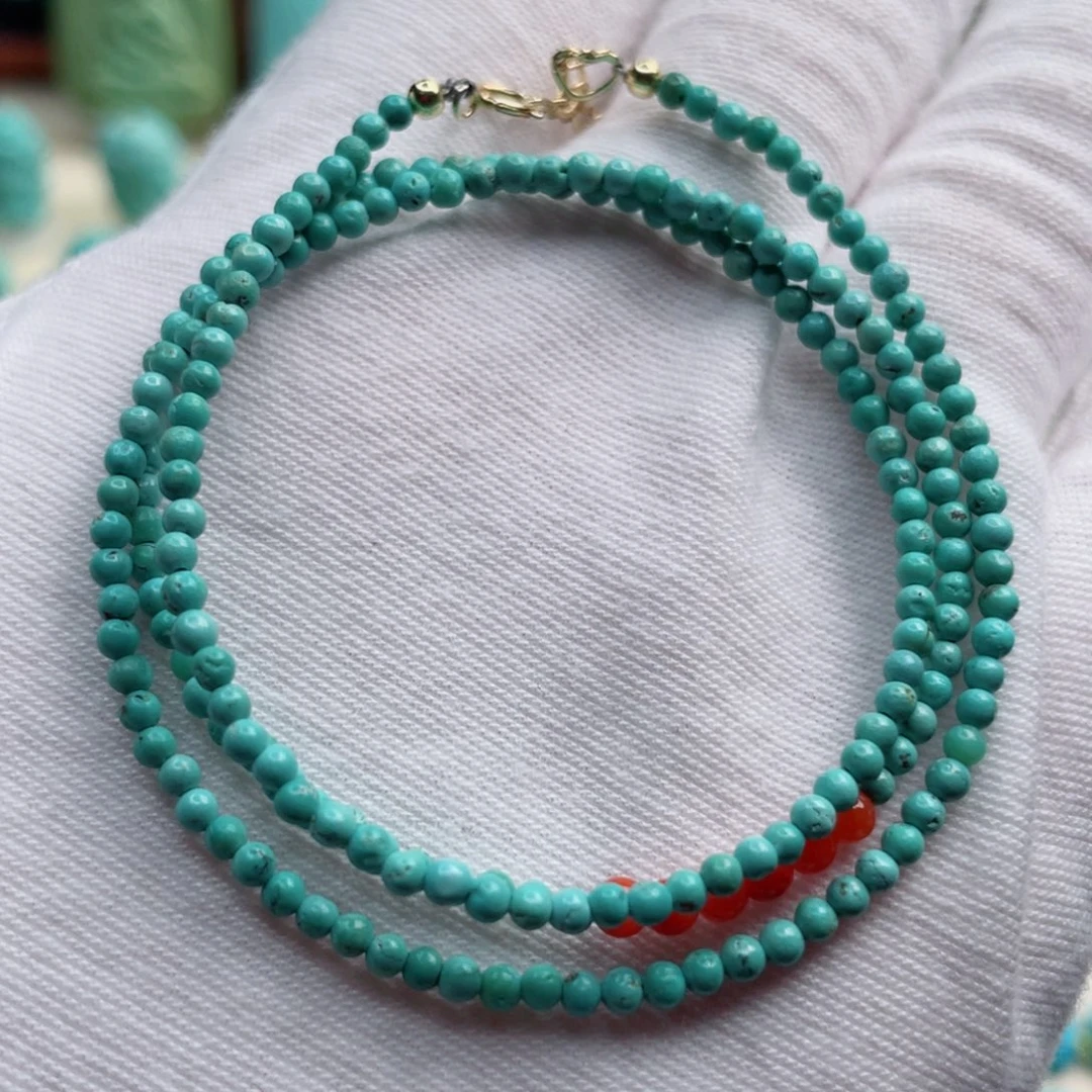 未镶嵌绿松石珠宝奇石