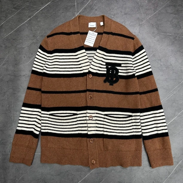 99新 BURBERRY/博柏利 xs码 SS23 纯棉针织开衫