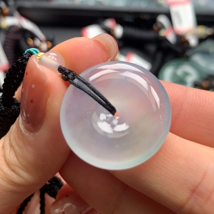 翡翠颈饰未镶嵌翡翠饰品25.8-5.7