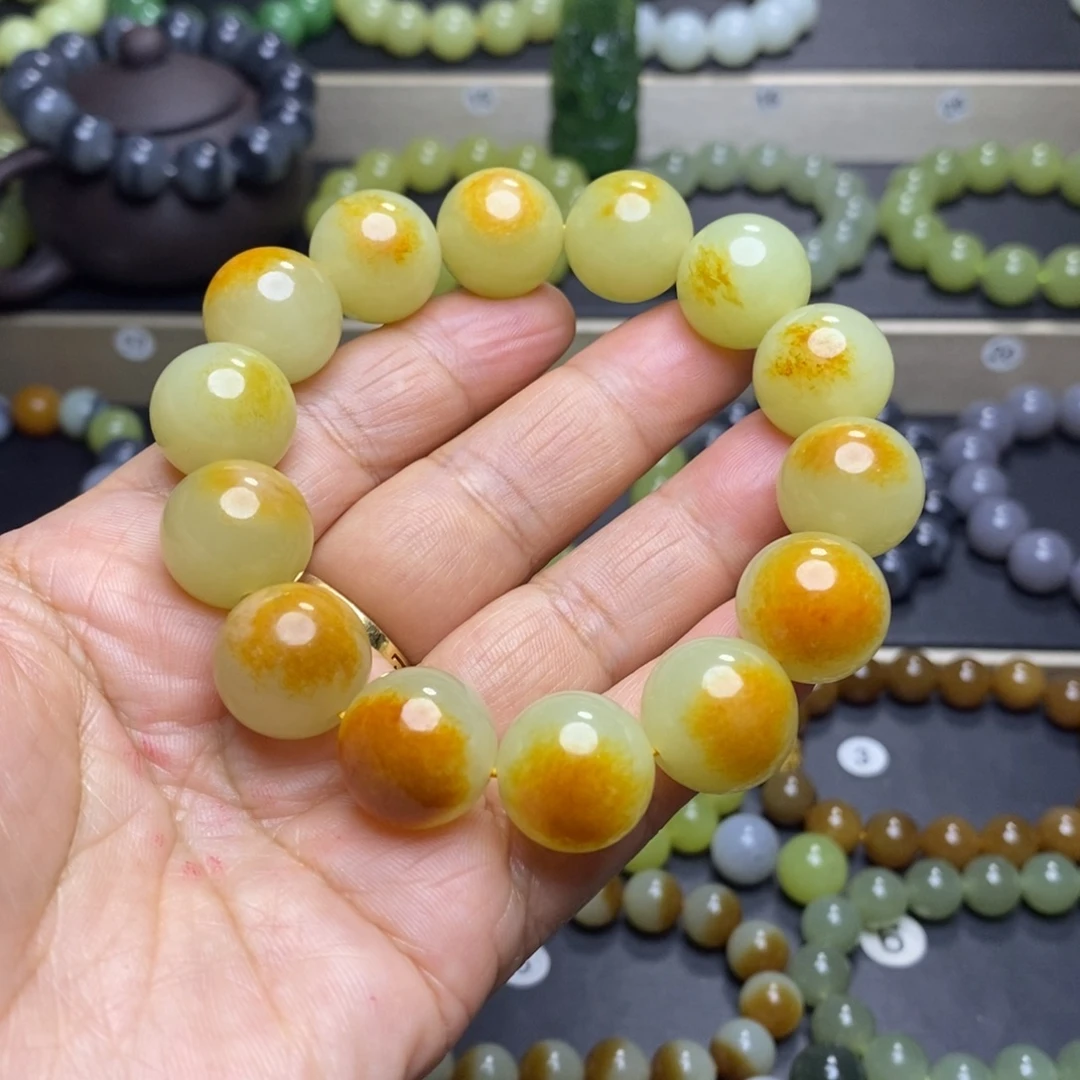 和田玉未镶嵌手串