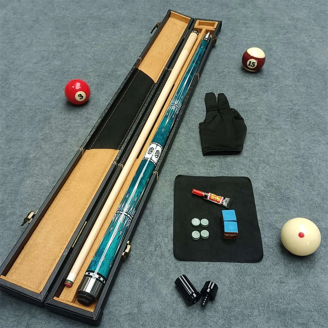 高级台球杆桌球杆专业级手工小头杆超重斯诺克中式黑八九球分体杆