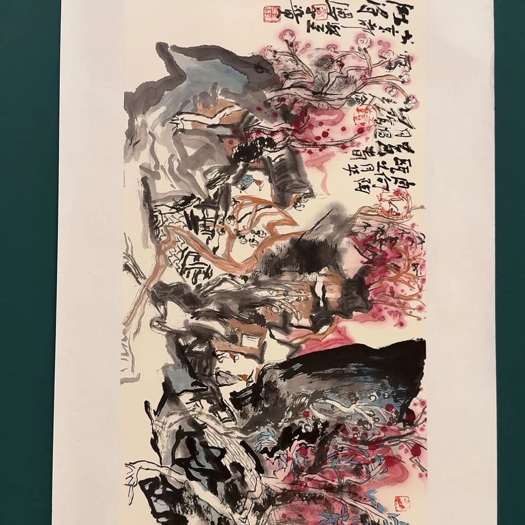 国画黄老师的作品