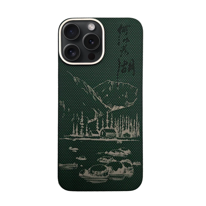 凯夫拉芳纶纤维磁吸手机壳轻薄防摔iPhone16promax