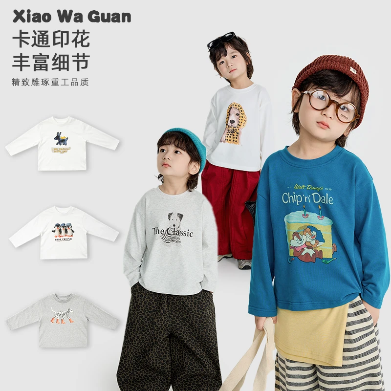 【现货】儿童百搭洋气卡通T恤（秋款）XWG-25015-25045