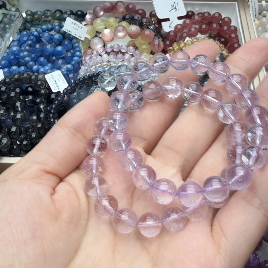 水晶手链未镶嵌紫阿塞