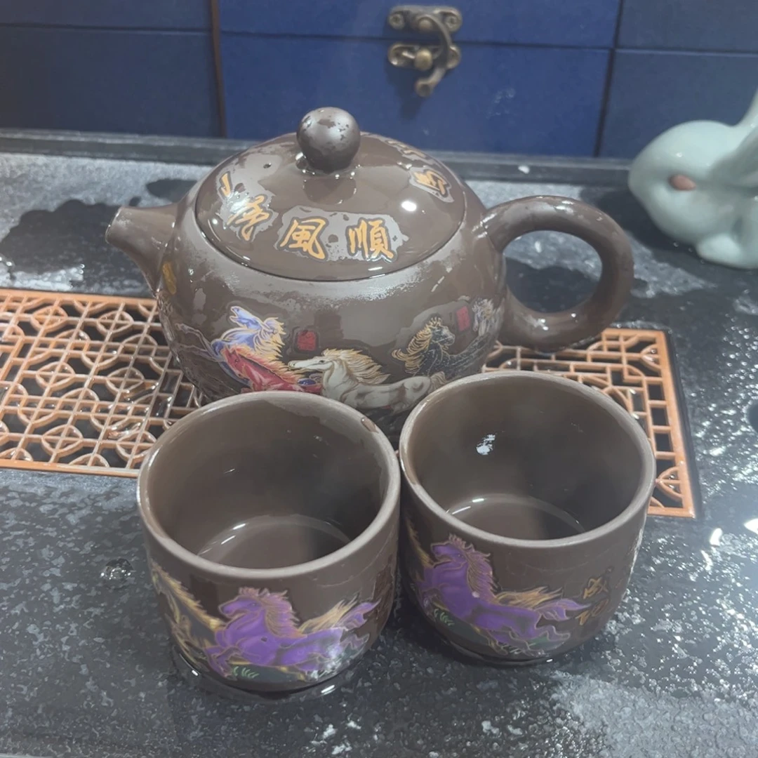 紫砂茶杯紫砂壶一壶2杯