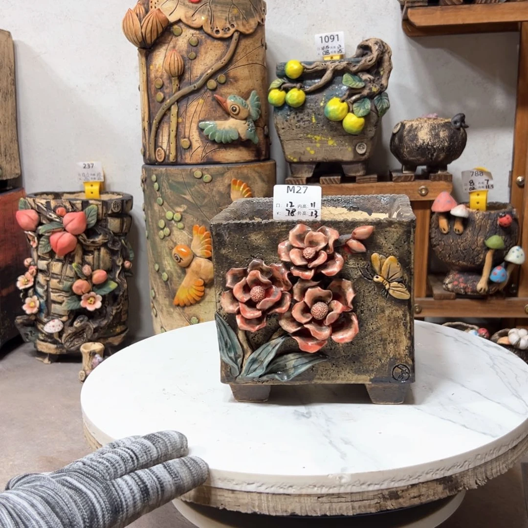 陶M27 ，雨田花器