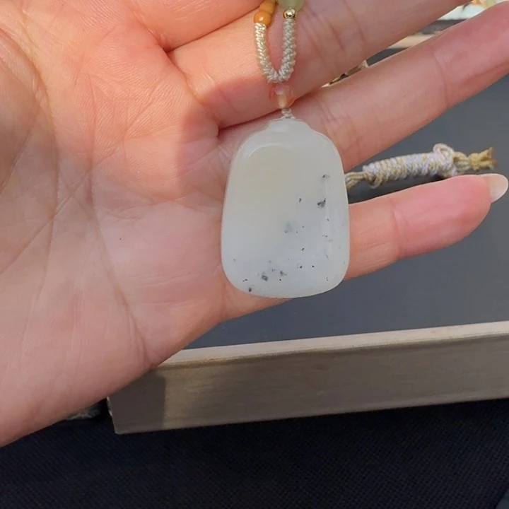 和田玉未镶嵌颈饰32大鹅