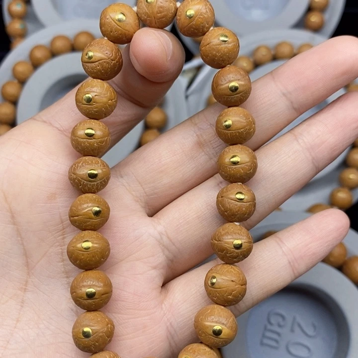 凤眼菩提手串11+新籽铜