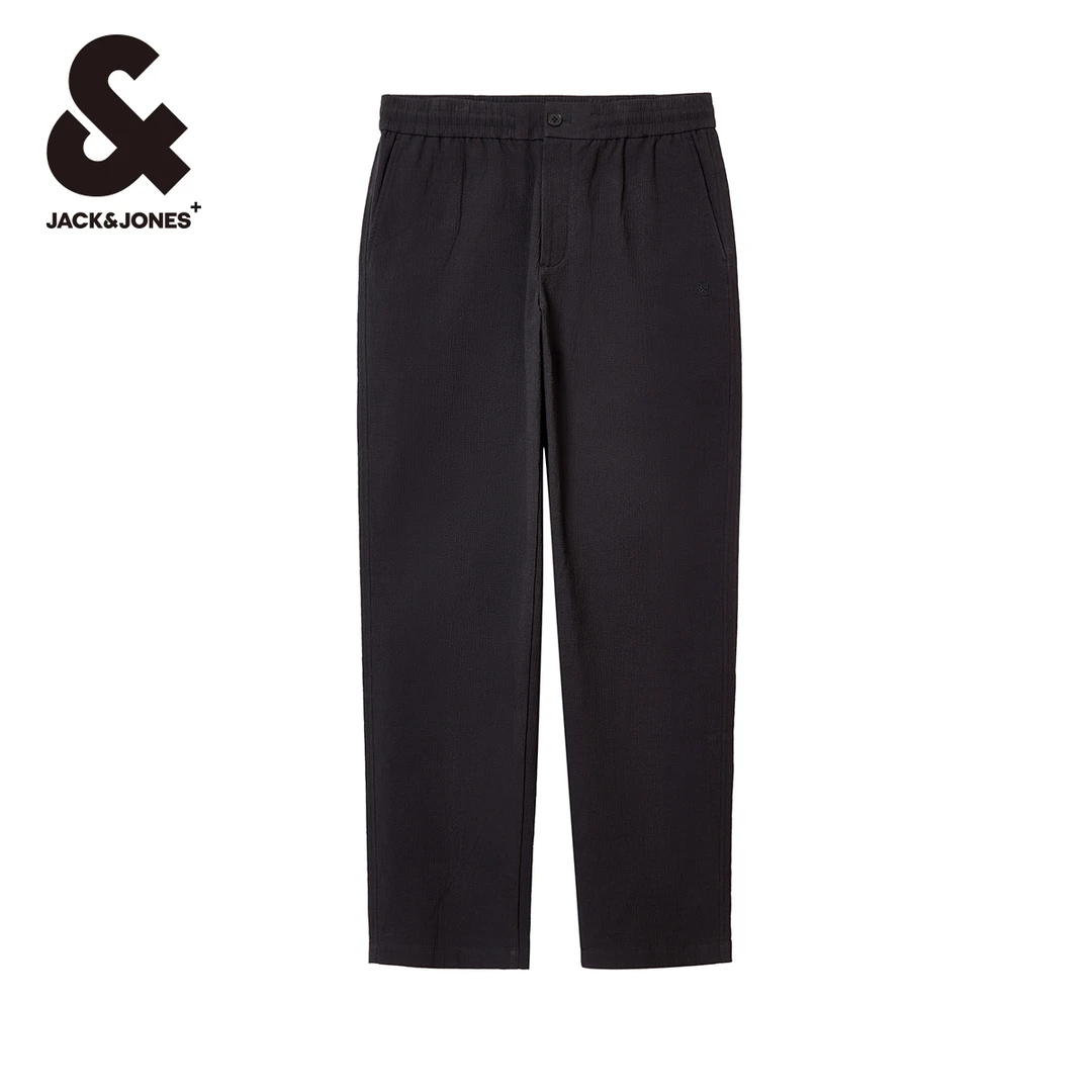 【商场同款】杰克琼斯秋冬男士裤子潮流肌理感直筒休闲裤高级感穿搭