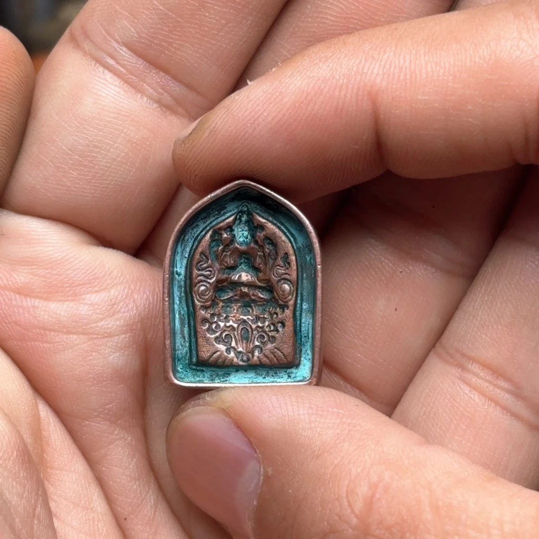 想*法铜星月菩提挂件菩提