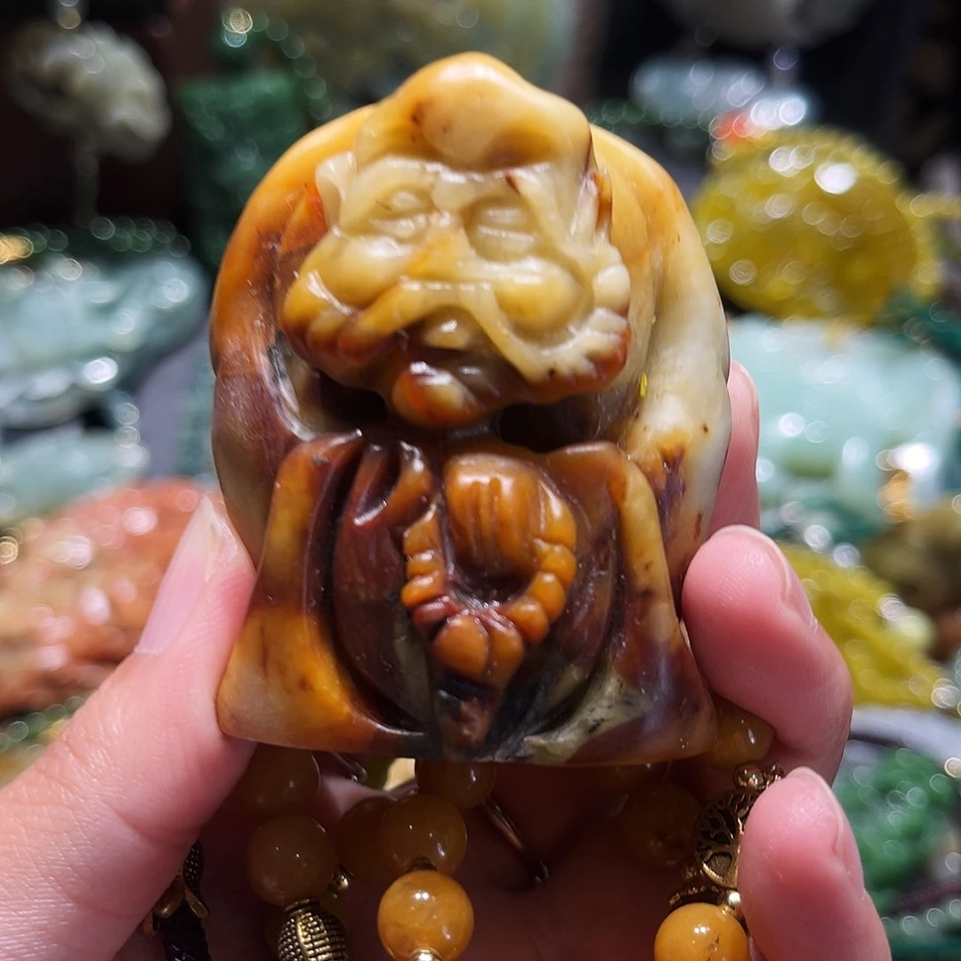 未镶嵌岫玉毛衣链