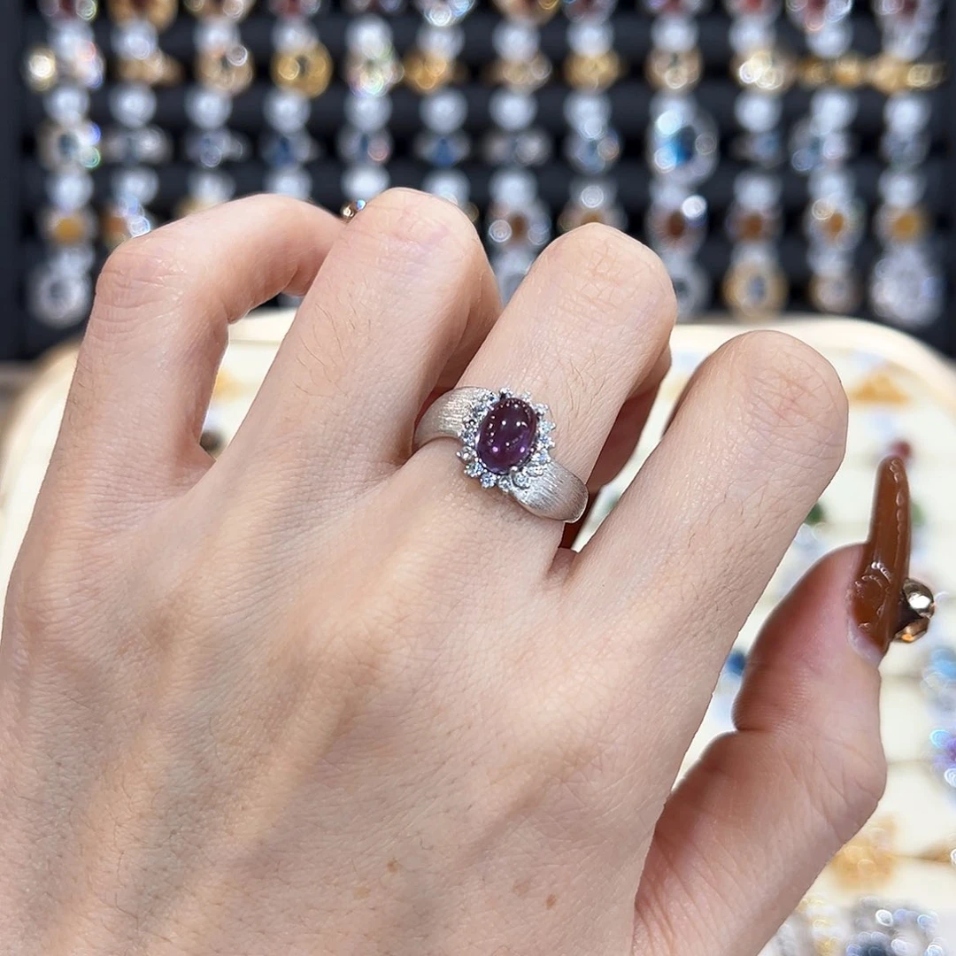 水晶金色拖不保色介意慎拍银托不掉色银S925镶嵌拉丝