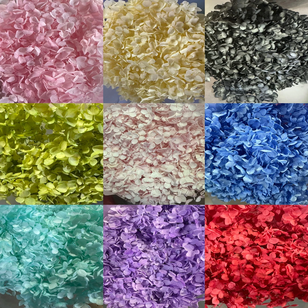 永生绣球干花手工diy材料包花店插花相框装饰花材真花